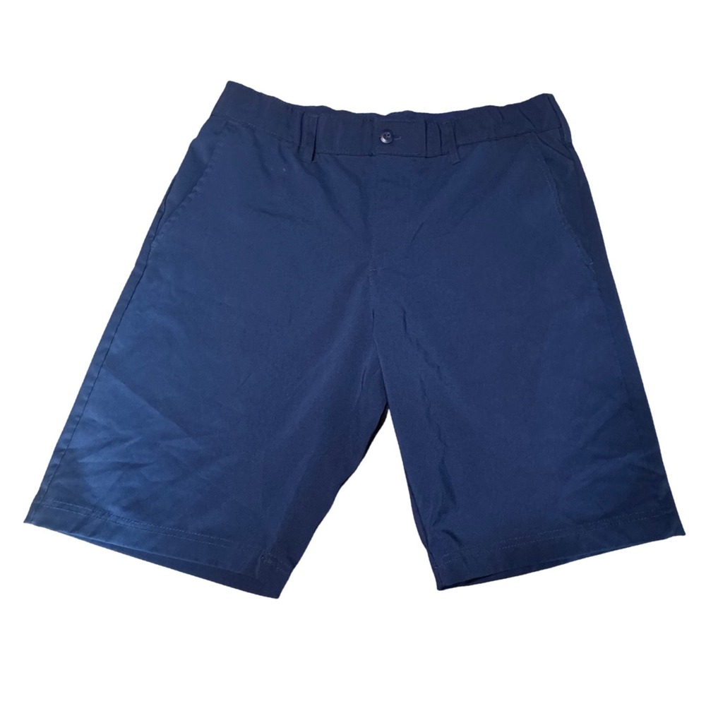 Rugby University Shorts Mens 34 Performance Spandex Navy Blue Golf Athletic